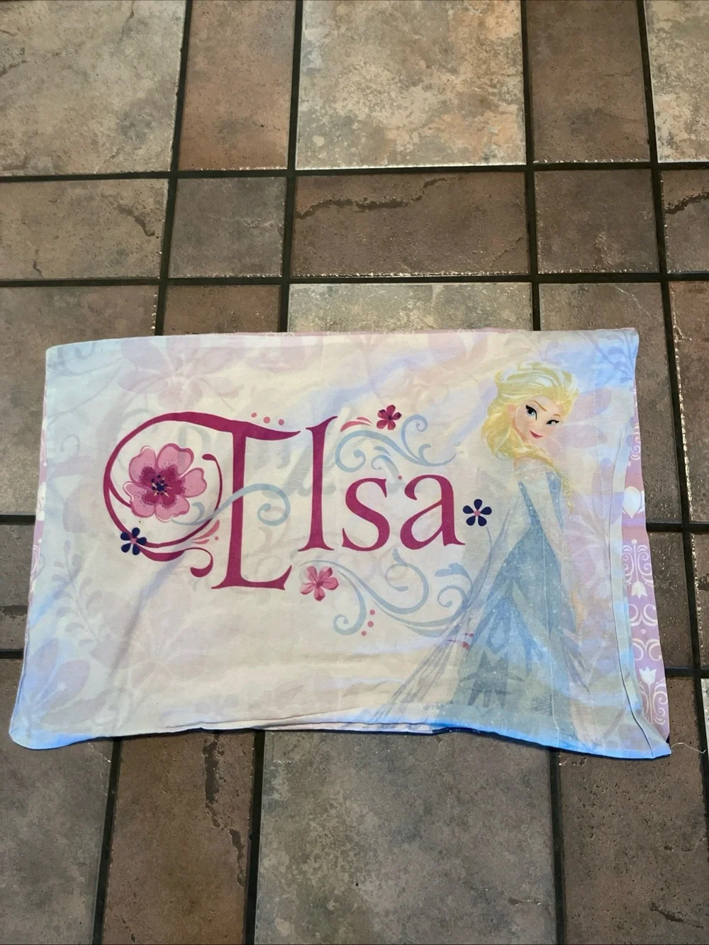 Disney Frozen Elsa and Anna 2014 Standard Pillowcase Reversible